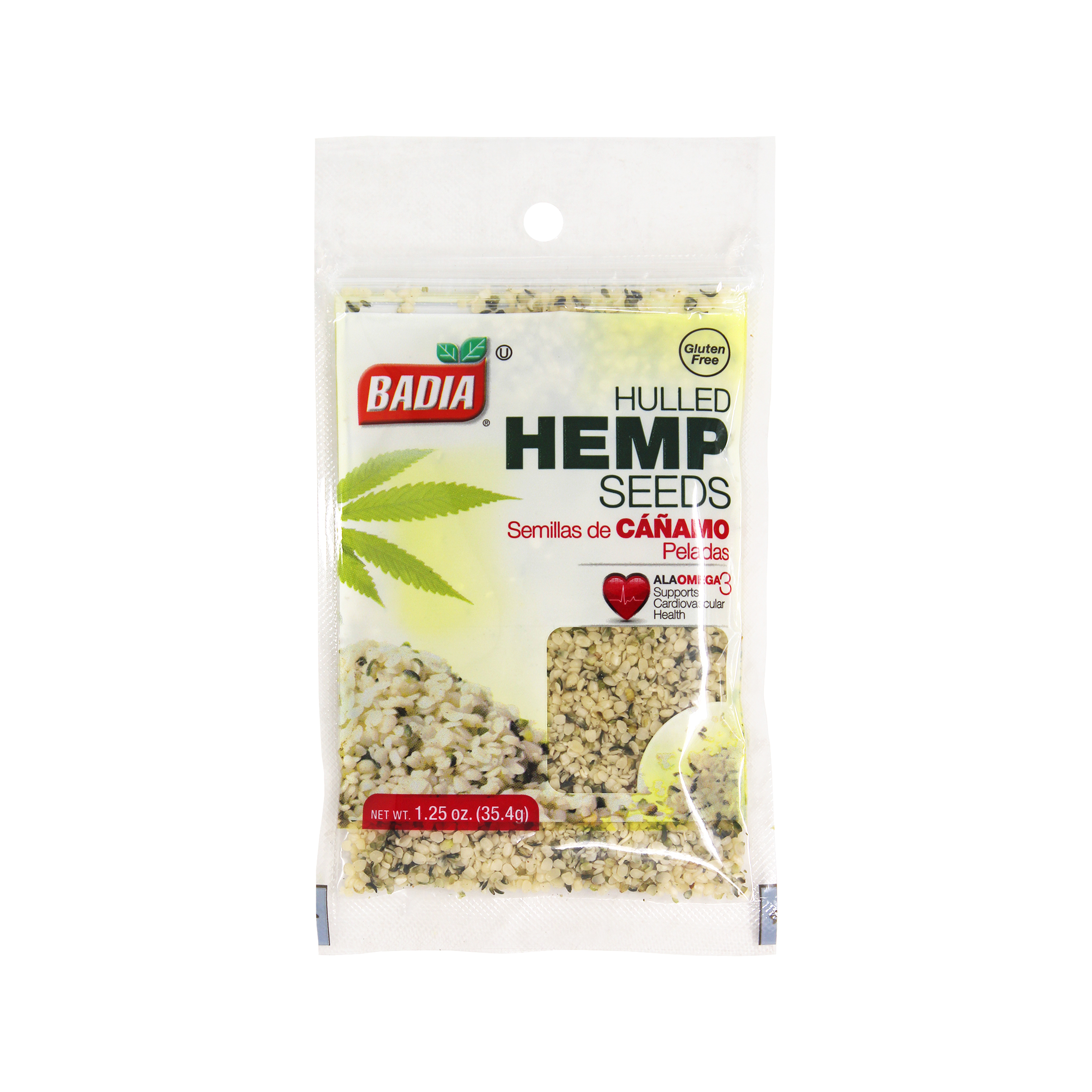 Hulled Hemp Seeds - 1.25 oz - Badia Spices