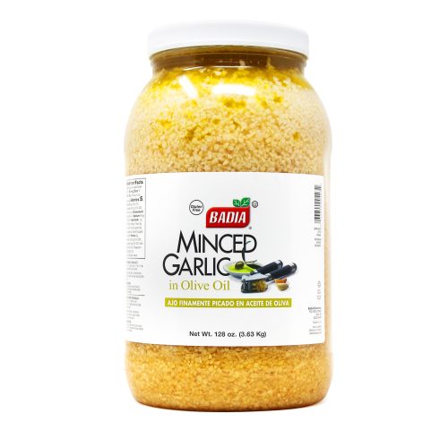 Minced Garlic in Olive Oil - 128 oz