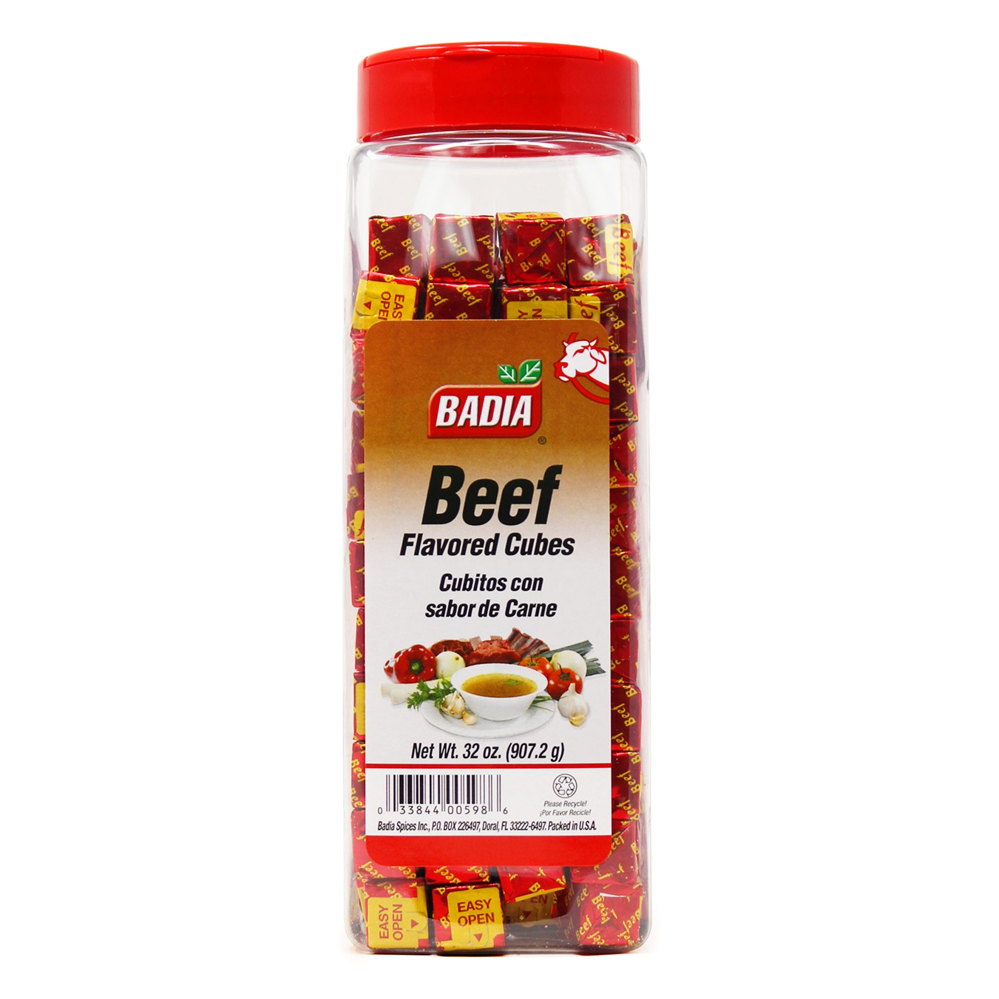 Beef Bouillon Powdered Cubes 32 oz Badia Spices