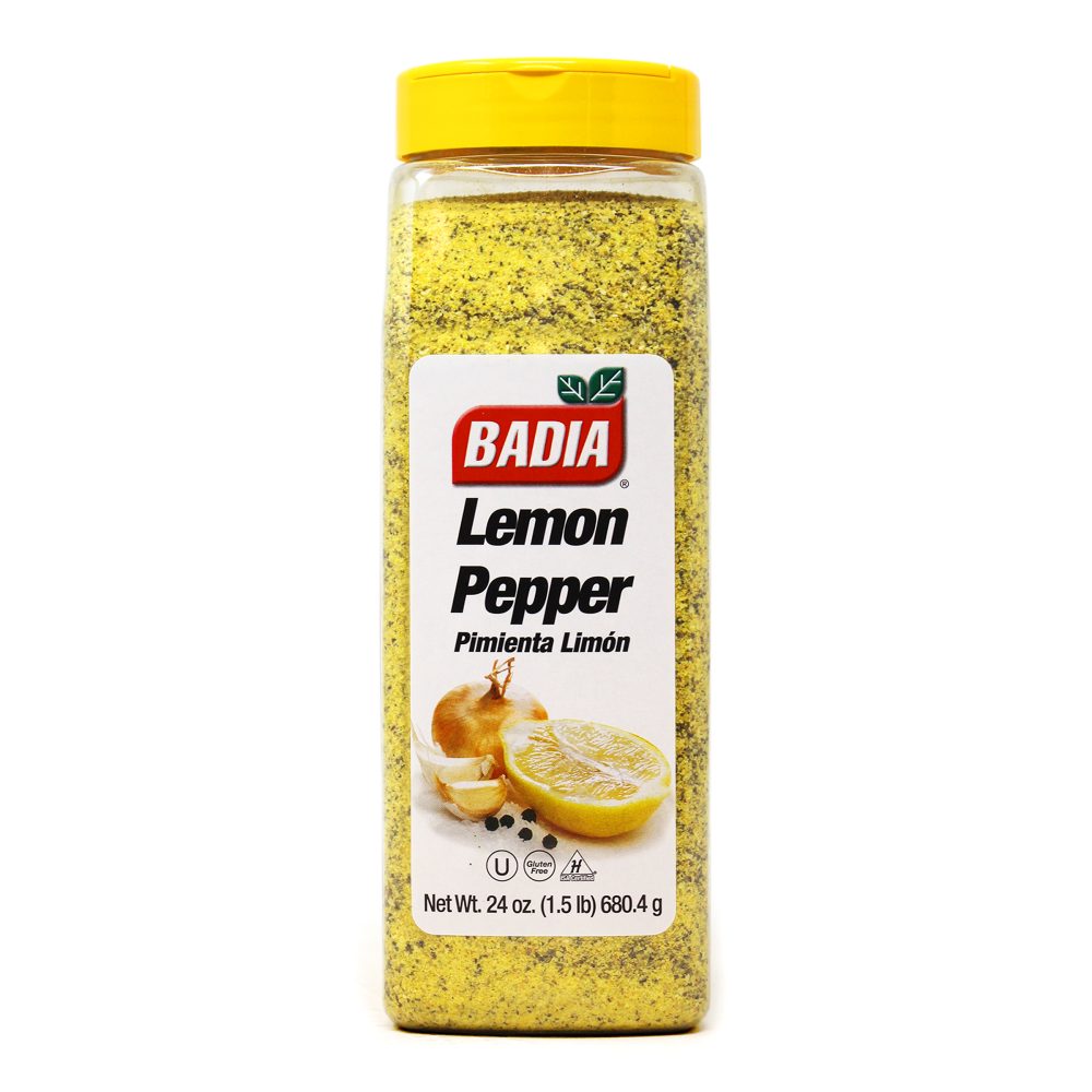 Badia Lemon Pepper 1.5 lb 617 – Texas Star Grill Shop