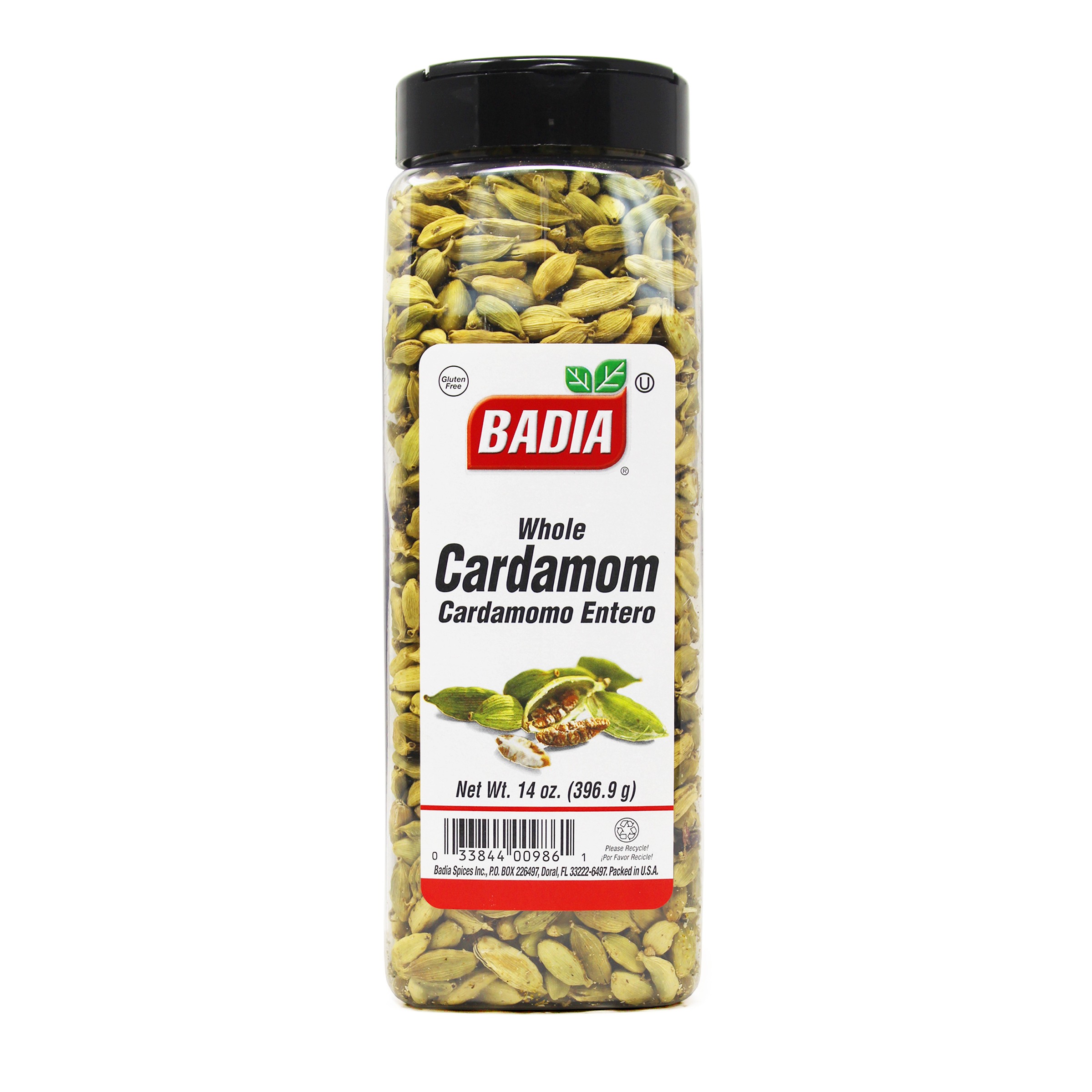 Badia Ground Cardamom Green Powder Seed, Cardamomo en Polvo Molido 16 oz