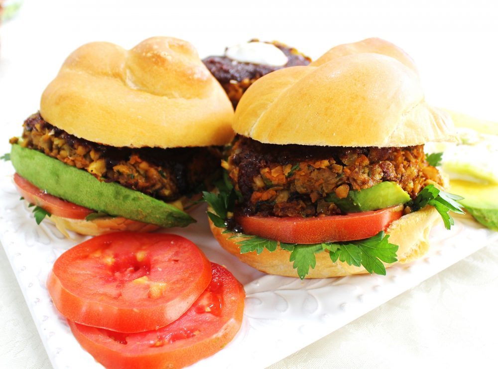 Vegetarian Curry & Za'atar Burgers - Badia Spices