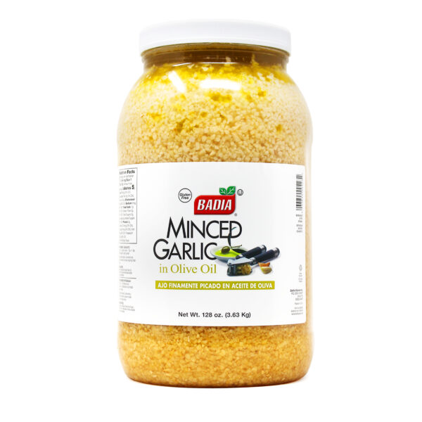 Minced Garlic in Olive Oil - 128 oz