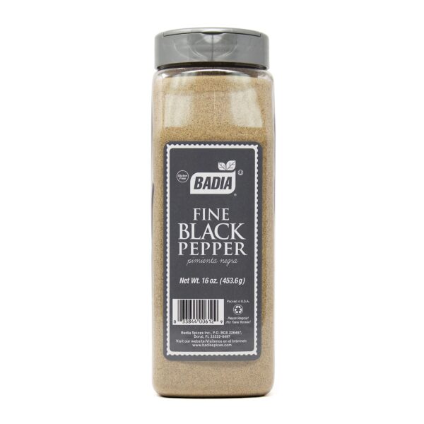 Pepper Black Ground Fine - 16 oz