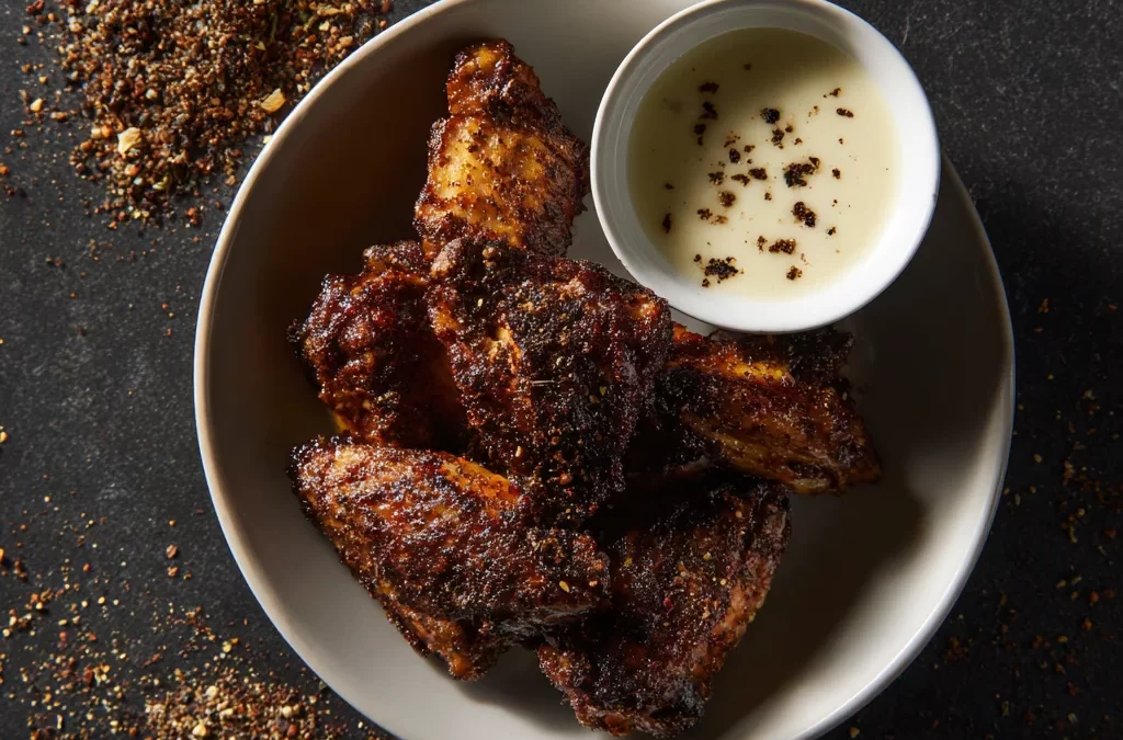 Coffee Pepper Wings