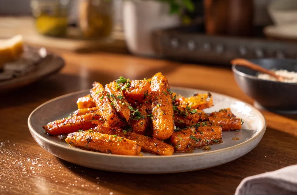 Honey Ranch Roasted Carrots