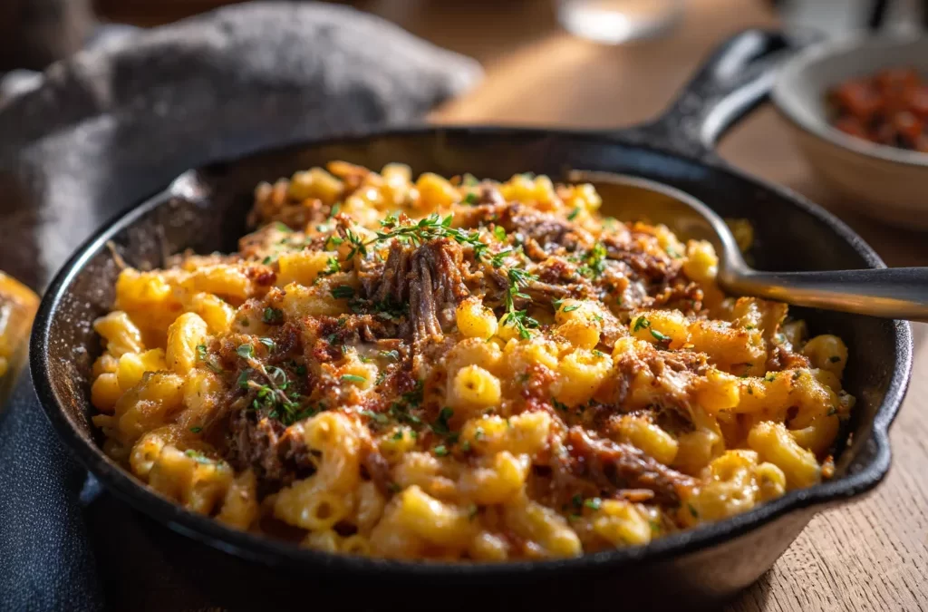 Mojo Shredded Beef Mac & Cheese